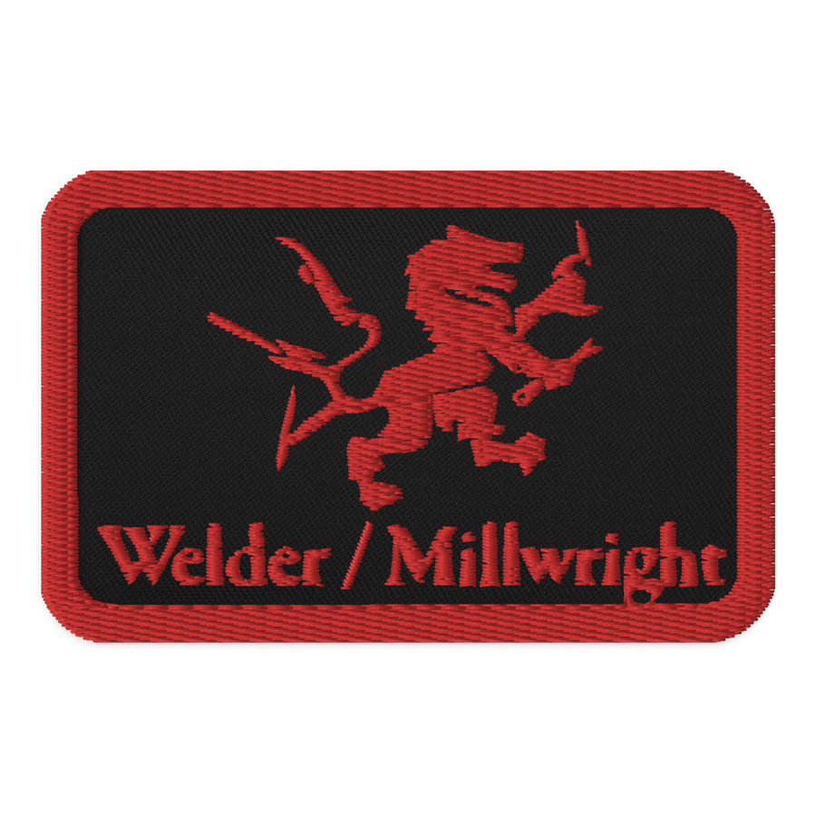 Embroidered Welder/Millwright Patch