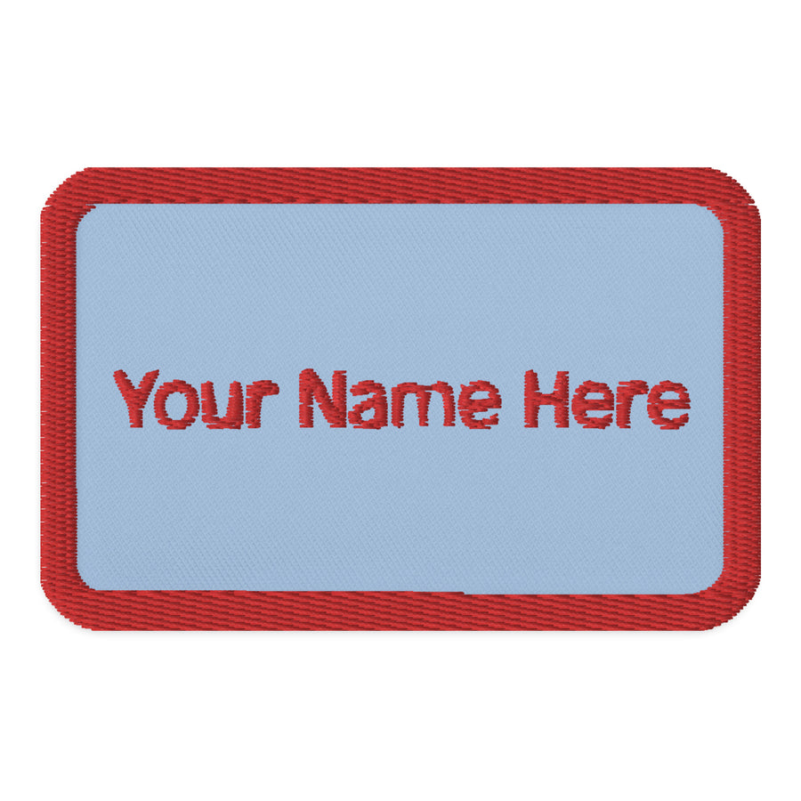 Embroidered Name Patch