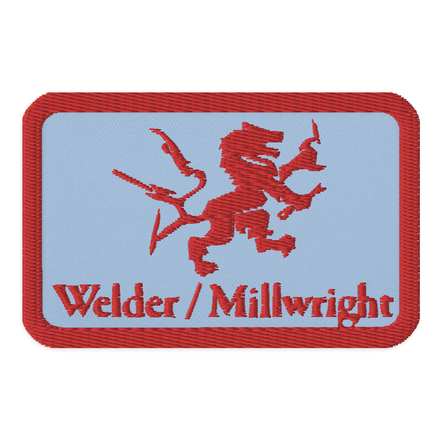 Embroidered Welder/Millwright Patch