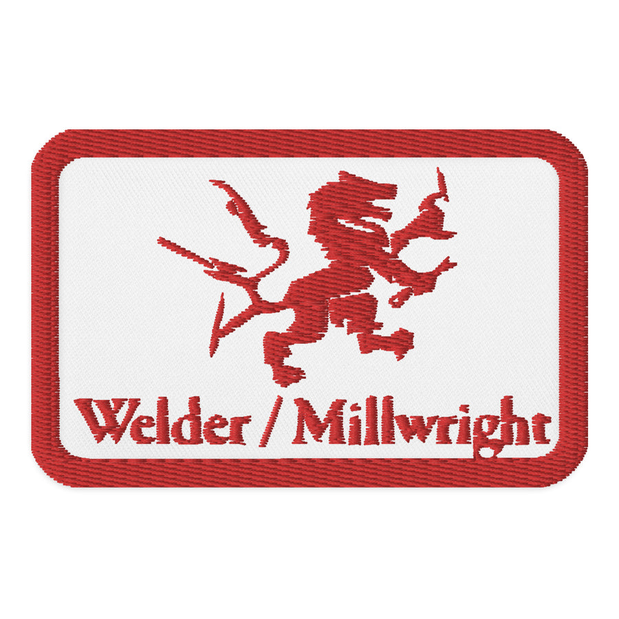 Embroidered Welder/Millwright Patch